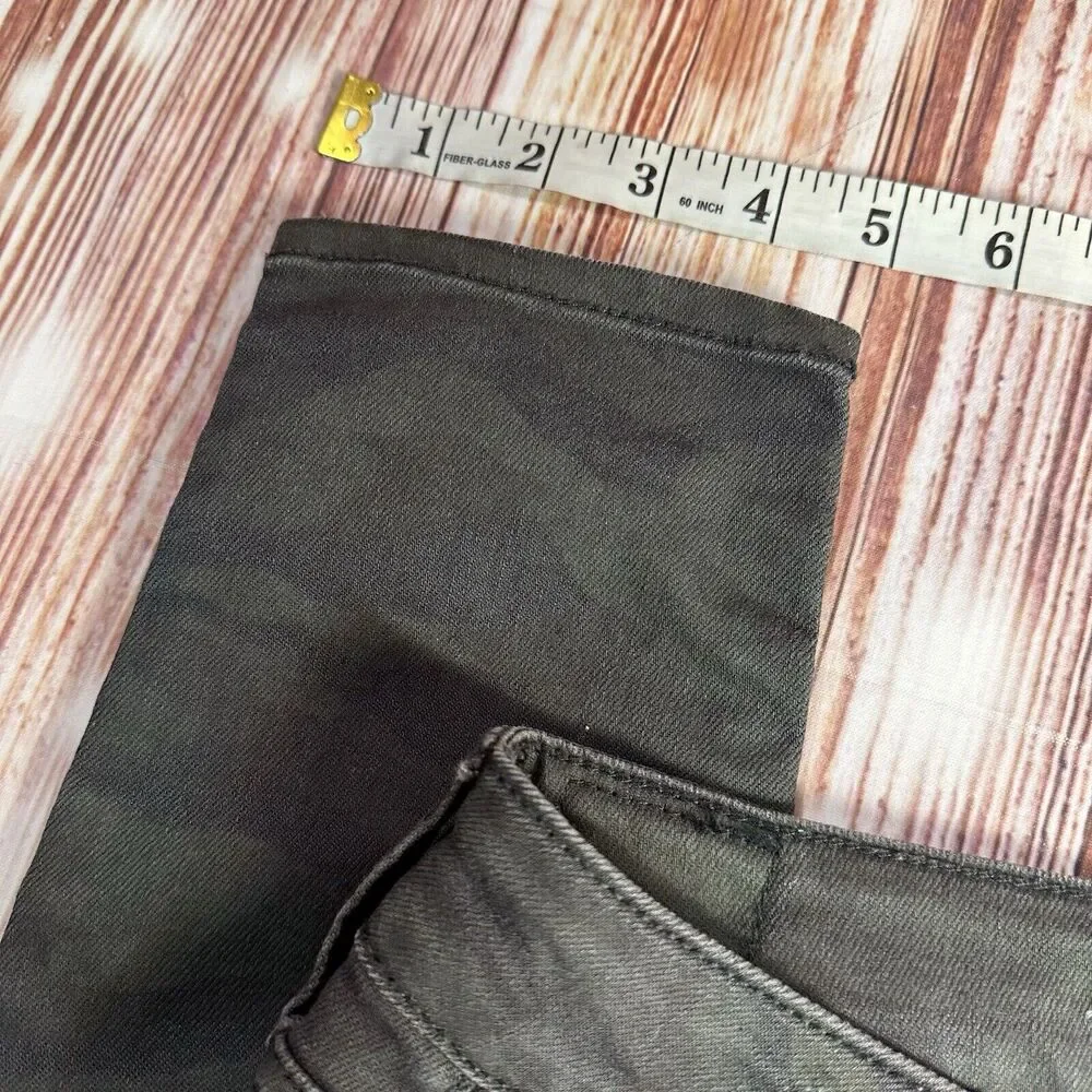 American Eagle JEGGING Womens Size 2 Army Camo Low Rise Jeans Denim Pants 27x29 - Picture 7 of 10